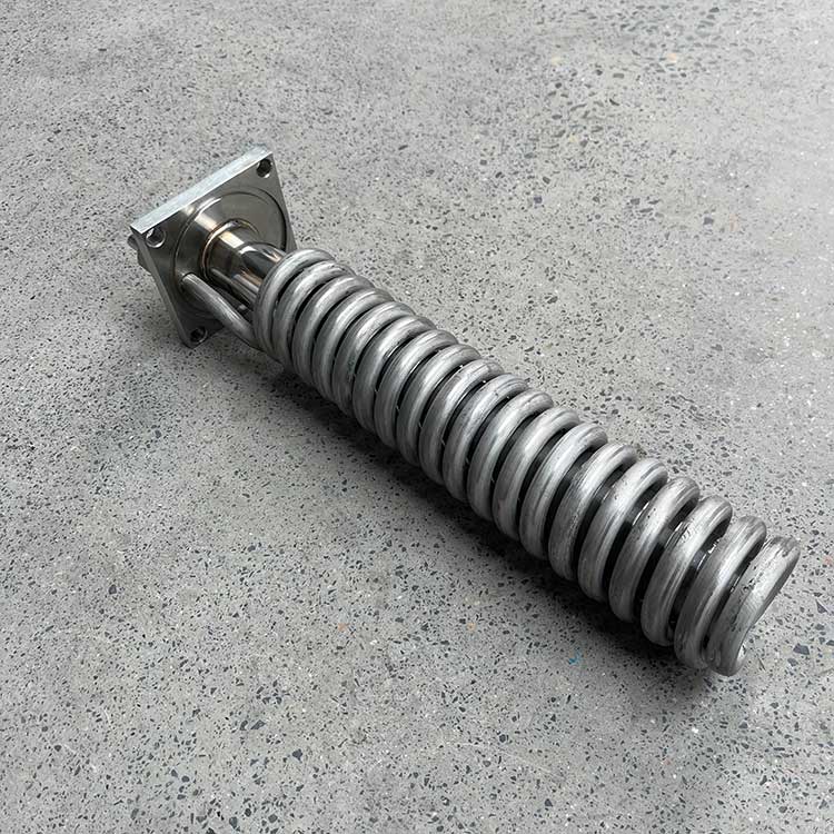 華豫供應JY8-1冷卻器單盤管 電廠取樣流體降溫