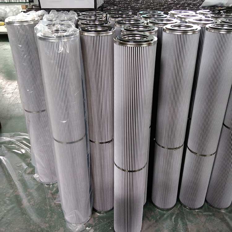 華豫生產(chǎn)供應(yīng)玻纖折疊油濾芯 不銹鋼螺旋內(nèi)骨架 沖壓端蓋